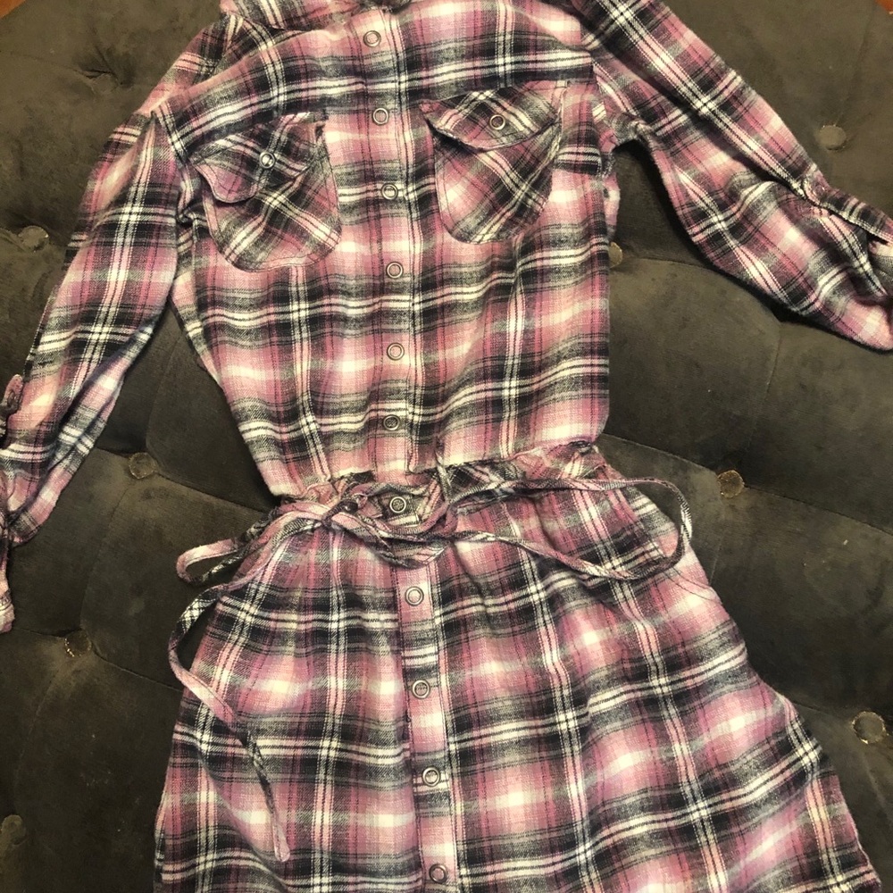 Flannel button down shirt